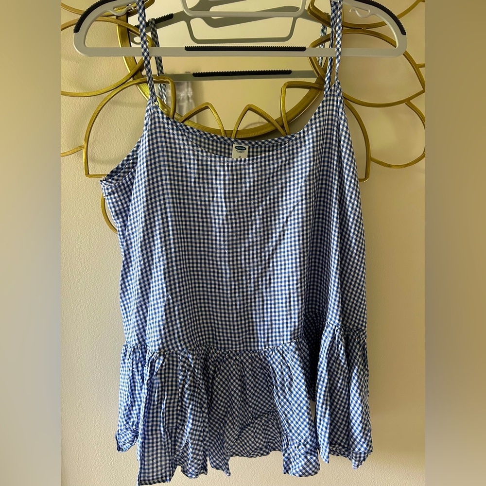 Old Navy Loose Peplum Tank Blouse